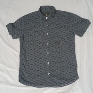 Boys Buzzcuts Shark pattern shirt